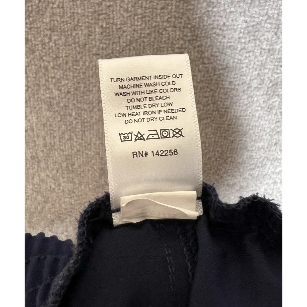 Figs Technical Yola High Rise Slim Scrub Pants Womens Sz Small Tall Blue Pockets